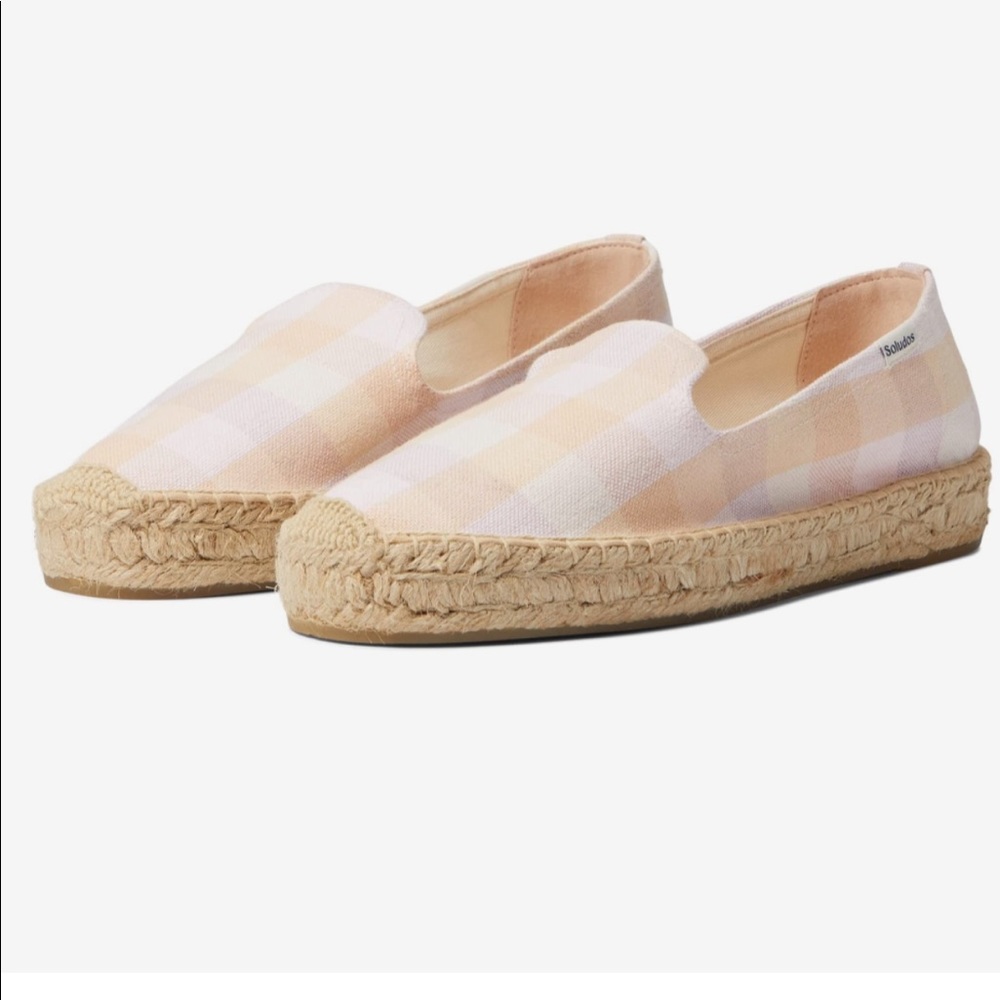 Soludos
Platform Smoking Slipper Coral Madras 8.5 B (M)